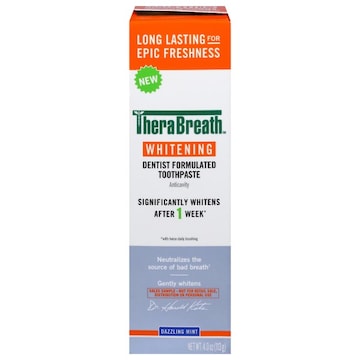 TheraBreath Whitening Dazzling Mint Toothpaste