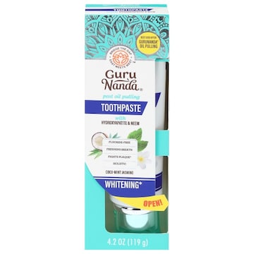 Guru Nanda Coco-Mint Jasmine Toothpaste with Hydroxyapatite & Neem