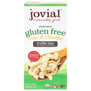 Jovial Organic Gluten Free Truffle Mac with Brown Rice Pasta Mac & Cheese