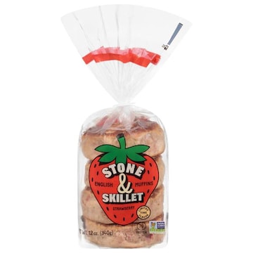 Stone & Skillet New England Style Strawberry English Muffins