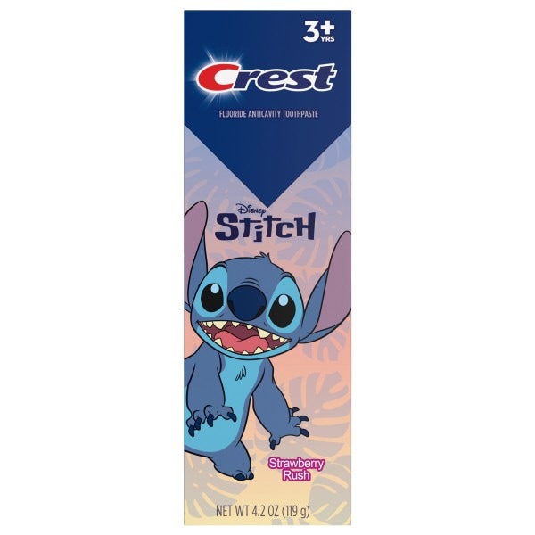 Crest Disney Stitch 3+ Yrs Fluoride Anticavity Strawberry Rush ...