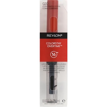 Revlon ColorStay Overtime Lipcolor/Moisturizing Topcoat, Constantly Coral 020