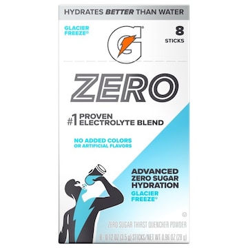Gatorade Zero Zero Sugar Glacier Freeze Thirst Quencher Powder