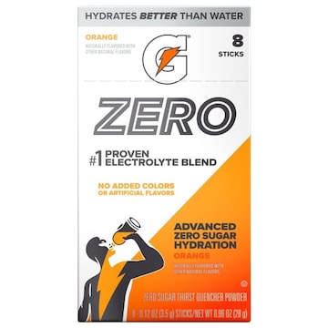 Gatorade Zero Zero Sugar Orange Thirst Quencher Powder