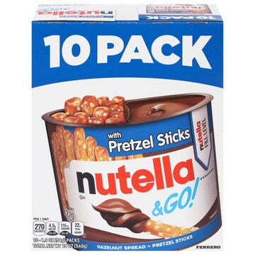 Nutella & Go! Hazelnut Spread + Pretzel Sticks