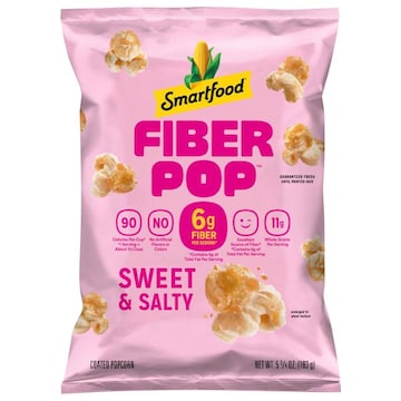 Smart Food Fiber Pop Coated Sweet & Salty Popcorn