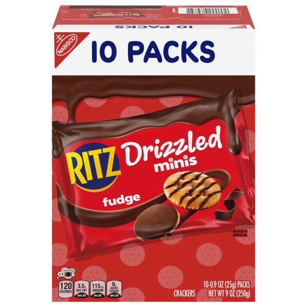 Ritz Drizzled Fudge Minis Crackers | Publix Super Markets