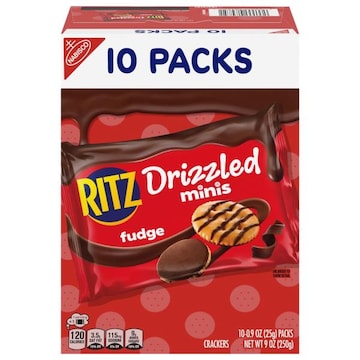 Ritz Drizzled Fudge Minis Crackers