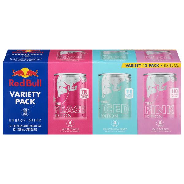 Red Bull The Peach Edition/The Iced Edition/The Pink Edition White