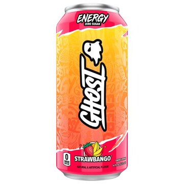 Ghost Zero Sugar Strawbango Energy Drink