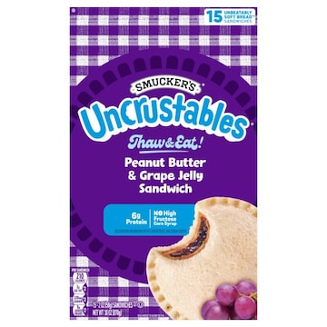 Smucker's Uncrustables Peanut Butter & Grape Jelly Sandwich