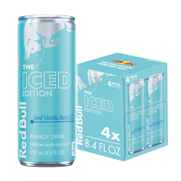Red Bull Iced Edition Energy Drink Iced Vanilla Berry, 8.4 fl. oz
