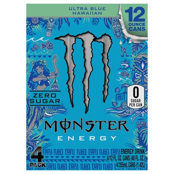 Monster Zero Sugar Ultra Blue Hawaiian Energy Drink | Publix Super