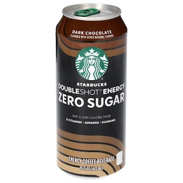 Starbucks Double Shot Zero Sugar Dark Chocolate Flavored Energy Coffee Beverage