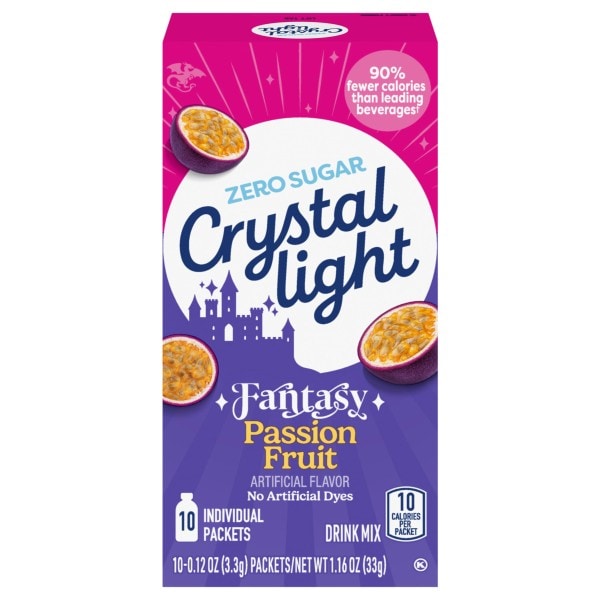 Crystal Light Zero Sugar Fantasy Passion Fruit Drink Mix | Publix