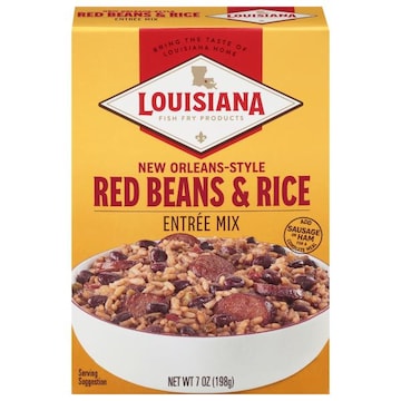 Louisiana Fish Fry Products New Orleans-Style Red Beans & Rice Entree Mix