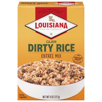 Louisiana Fish Fry Products Cajun Dirty Rice Entree Mix