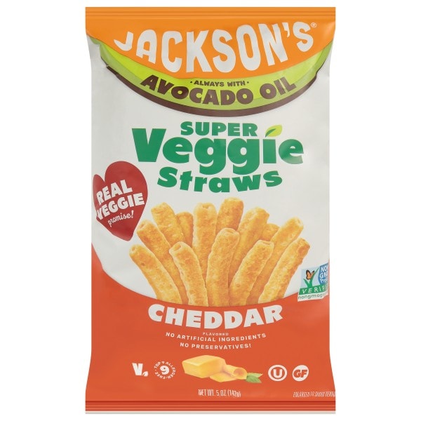 Jackson's Super Cheddar Flavored Veggie Straws | Publix Super Markets