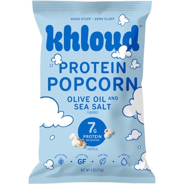 Khloud, Inc. Olive Oil & Sea Salt Protein Popcorn 4oz