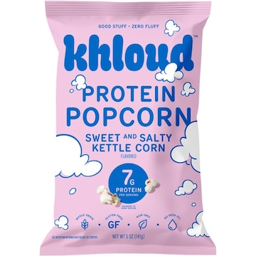 Khloud, Inc. Sweet & Salty Kettle Corn Protein Popcorn