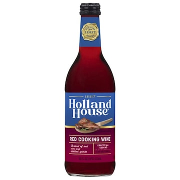 Holland House Red Cooking Wine, Ideal for Cooking, Roasting and Marinating, 16 FL OZ