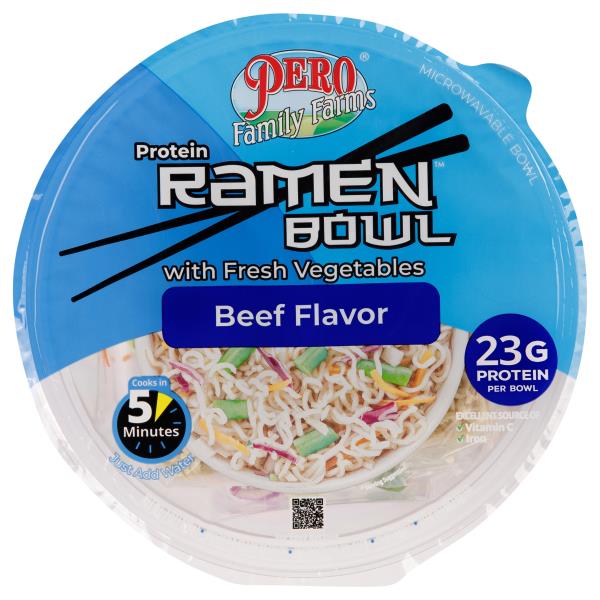 煮*麺様 【廃盤品！19800円〜】ベストプレープロ野球 '00Win版 ほぼ未 Pero Family Farms Protein Beef Flavor Ramen Bowl with Fresh