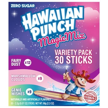 Hawaiian Punch Zero Sugar Fairy Dust/Marshmallow Clouds/Genie Wishes Magic Mix Variety Pack