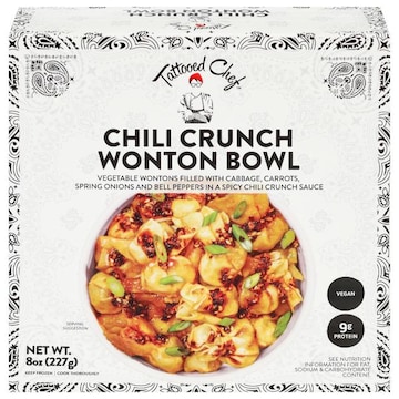 Tattooed Chef Chili Crunch Wonton Bowl