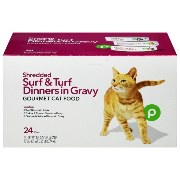 Publix Canned Cat Food, Variety Pack 24 Shreds | Publix Super Markets