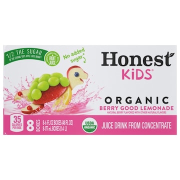 Honest Kids Organic Berry Good Lemonade Juice Drink