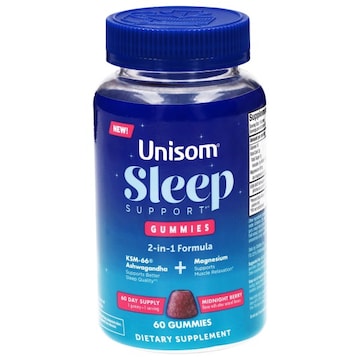 Unisom Gummies Midnight Berry Sleep Support
