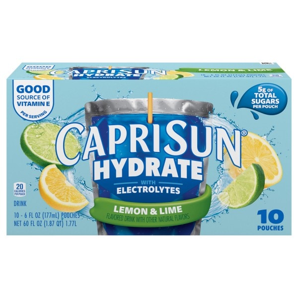 Capri Sun Hydrate Lemon & Lime Drink with Electrolytes | Publix