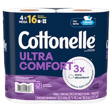 Cottonelle Ultra Comfort 2-Ply Mega Toilet Paper