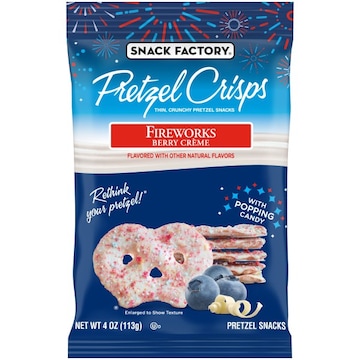Snack Factory® Fireworks Berry Creme Flavored Pretzels