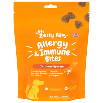 Zesty Paws All Ages Immune System Soft Chews Lamb Flavor Allergy & Immune Bites