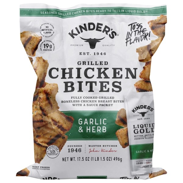 Kinder's Grilled Garlic & Herb Chicken Bites | Publix Super Markets