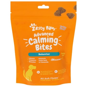 Zesty Paws All Ages Behavior Soft Chews Turkey Flavor Advanced Calming Bites