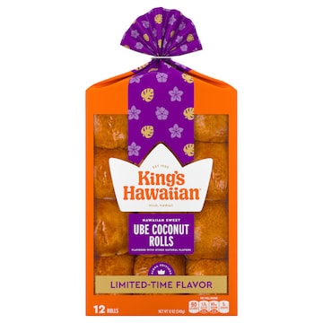 King's Hawaiian Ube Coconut Rolls