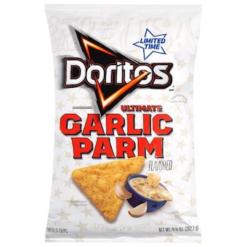 Doritos Ultimate Garlic Parm Flavored Tortilla Chips