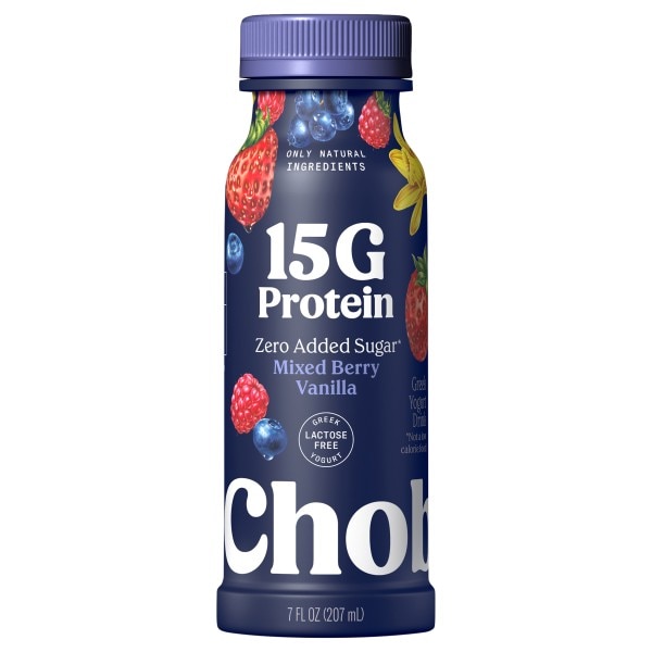 berry ꕤ︎︎·͜· Chobani Zero Added Sugar Mixed Berry Vanilla Greek Yogurt Drink