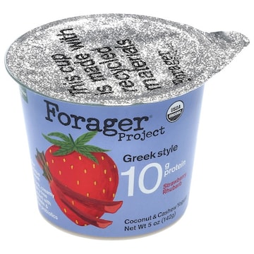 Forager Project Dairy-free Organic Greek Style Yogurt, Strawberry Rhubarb