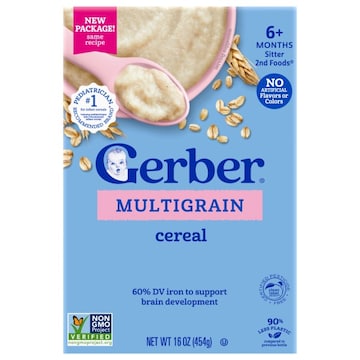 Gerber Sitter 2nd Foods (6+ Months) Multigrain Cereal