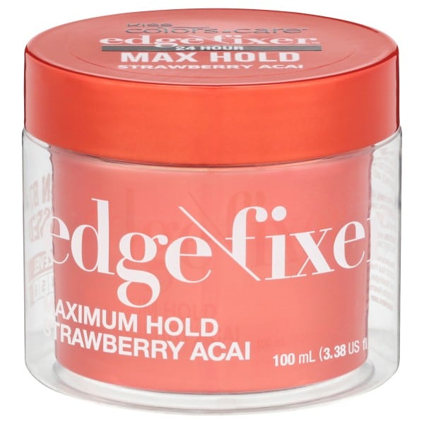Kiss Colors & Care Maximum Hold Strawberry Acai Edge Fixer