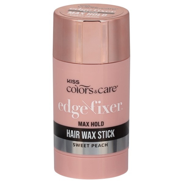 Kiss Colors & Care Edge Fixer Max Hold Sweet Peach Hair Wax Stick