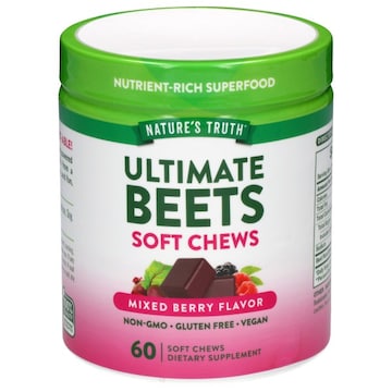 Nature's Truth Ultimate Soft Chews Mixed Berry Flavor Beets