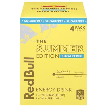 Red Bull The Summer Edition Sugarfree Sudachi Lime Energy Drink