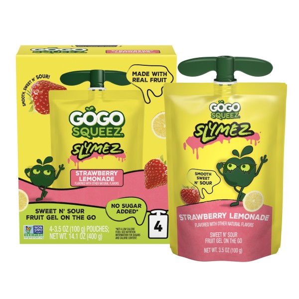 GoGo squeeZ Strawberry Lemonade Slymez | Publix Super Markets