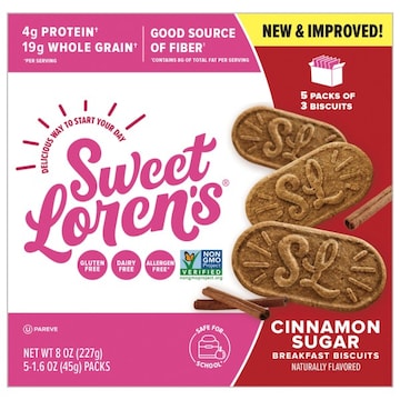 Sweet Loren's Cinnamon Sugar Breakfast Biscuits