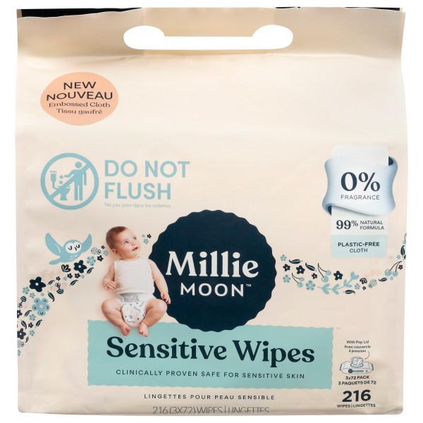 Millie Moon Sensitive Wipes | Publix Super Markets