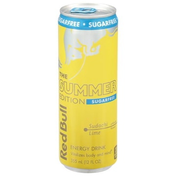Red Bull The Summer Edition Sugarfree Sudachi Lime Energy Drink